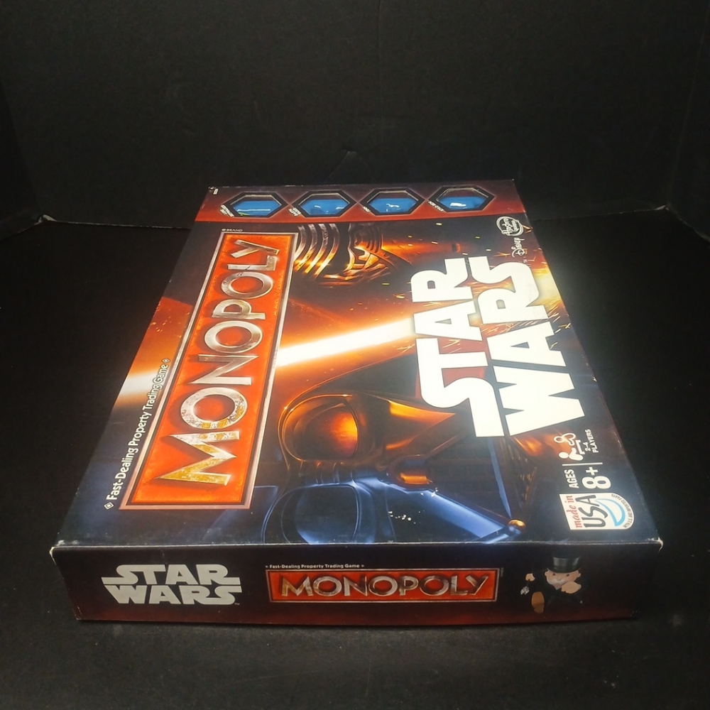 Monopoly Star Wars The Force Awakens Board Game 2015 Hasbro, COMPLETE - Picture 7 of 8